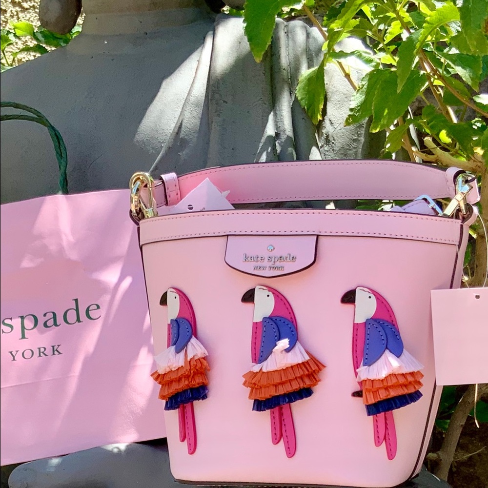 Kate Spade Small pink leather bucket bag - Picture 16 of 16